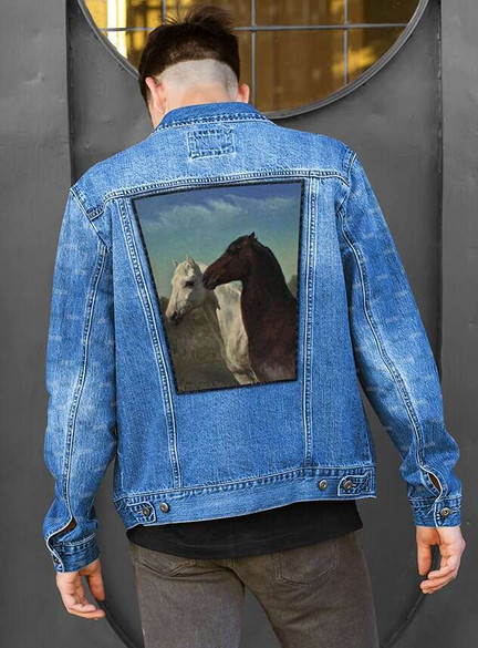 Ekran Dwa konie Rosa Bonheur