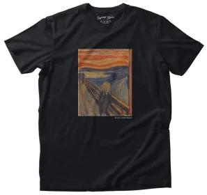 Koszulka z nadrukiem Krzyk Edvard Munch