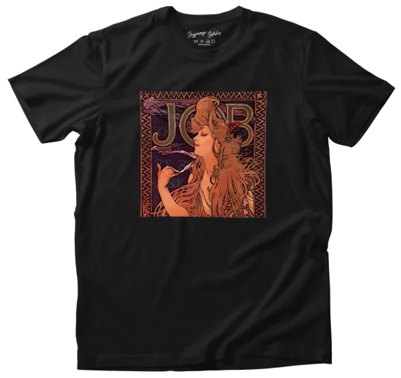 Koszulka z naszywką Job Alfons Mucha