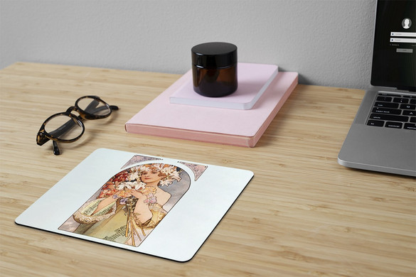 Podkładka Kwiat Alfons Mucha 24x19cm