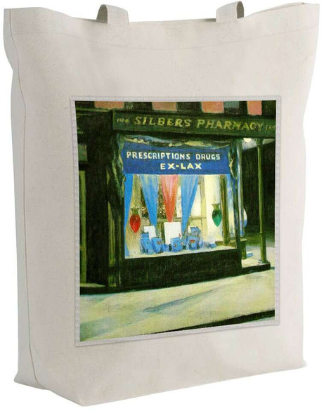 Torba z naszywką Apteka Edward Hopper