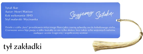 Zakładka do książki Ikar Henri Matisse