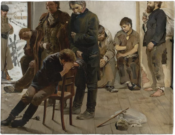 Podkładka na stół Na etapie (Aresztanci) Jacek Malczewski