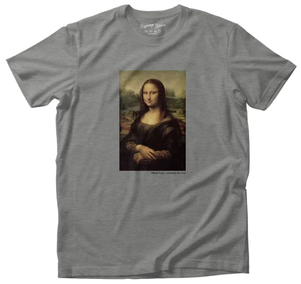 Koszulka z nadrukiem Mona Lisa Leonardo da Vinci