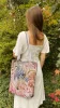 Torba na ramię shopper Wzór z wodorostami William Kilburn