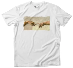 Koszulka Stworzenie Adama Michał Anioł