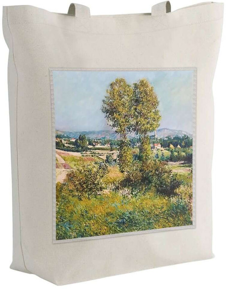 Torba z naszywką Krajobraz w Argenteuil Gustave Caillebotte
