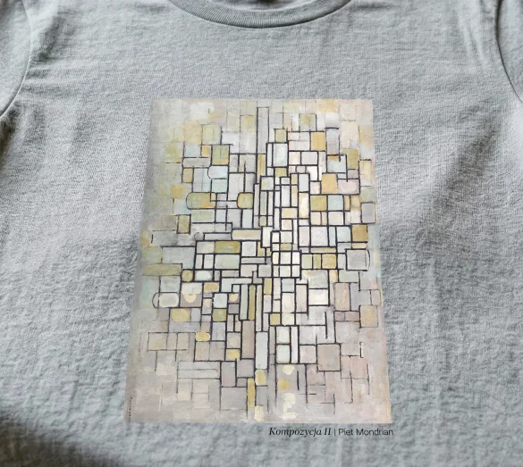 Koszulka z nadrukiem Kompozycja II Piet Mondrian