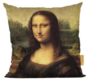 Poduszka Mona Lisa Leonardo da Vinci