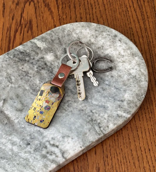 Brelok Pocałunek Gustav Klimt