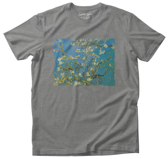 Koszulka Kwitnący migdałowiec Vincent Van Gogh