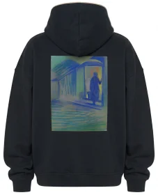 Bluza oversize Alte Frau beim Betreten von Schloss Pretzfeld (Stara kobieta wchodząca do zamku Pretzfeld) Curt Herrmann