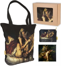 Zestaw prezentowy Artemisia Gentileschi Torba + Kosmetyczka + Ściereczka