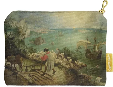 Kosmetyczka mini Pejzaż z upadkiem Ikara Pieter Bruegel starszy