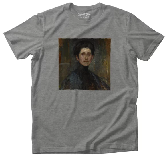 Koszulka z naszywką Self-portrait (1906) Olga Boznańska