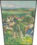Ekran Auvers, widok panoramiczny Paul Cezanne