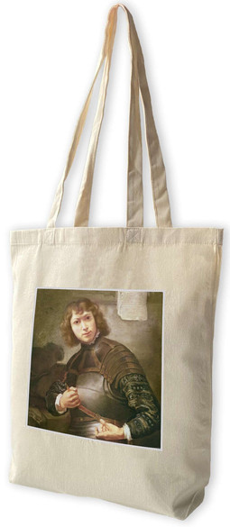 Torba z naszywką Młody mężczyzna w złotej zbroi Rembrandt