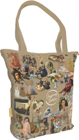 Torba na ramię shopper Szyjemy Sztukę