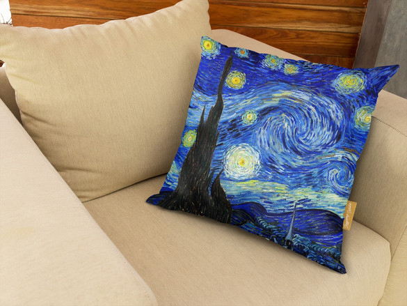 Poduszka Gwiaździsta Noc Vincent Van Gogh