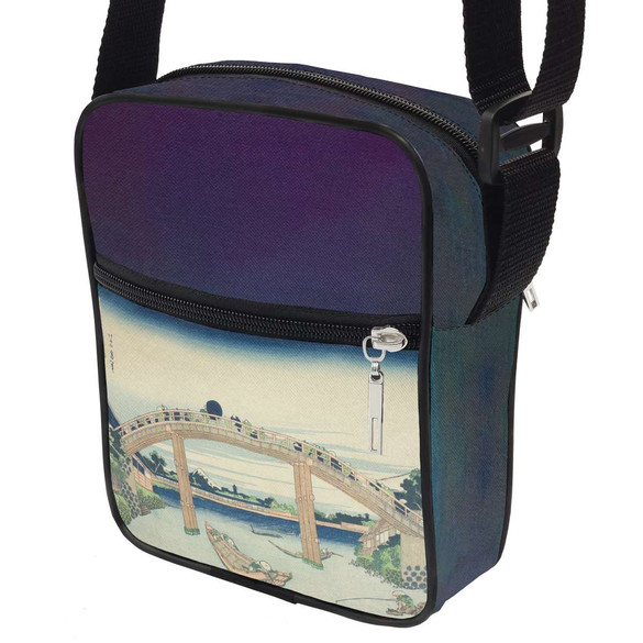 Torba Listonoszka Pod mostem Mannen w Fukagawa Katsushika Hokusai