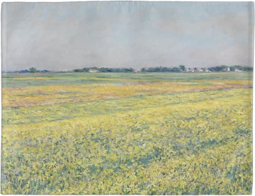 Podkładka na stół Równina Gennevilliers, żółte pola Gustave Caillebotte