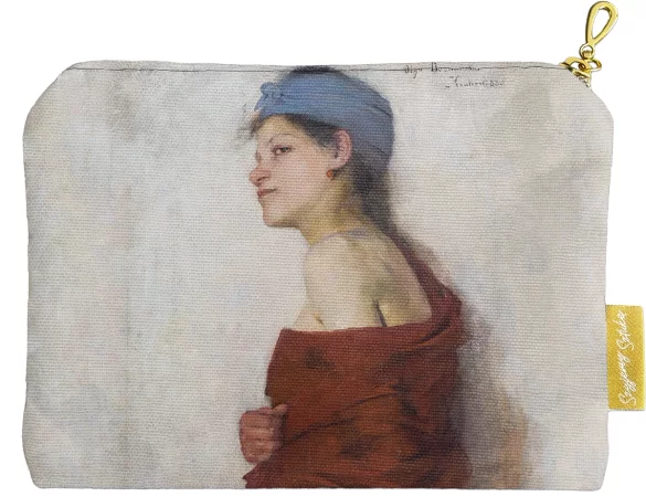 Kosmetyczka mini Portret kobiety - Cyganka Olga Boznańska