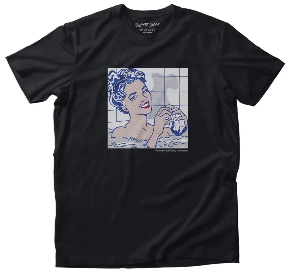 Koszulka z nadrukiem Woman in Bath Roy Lichtenstein