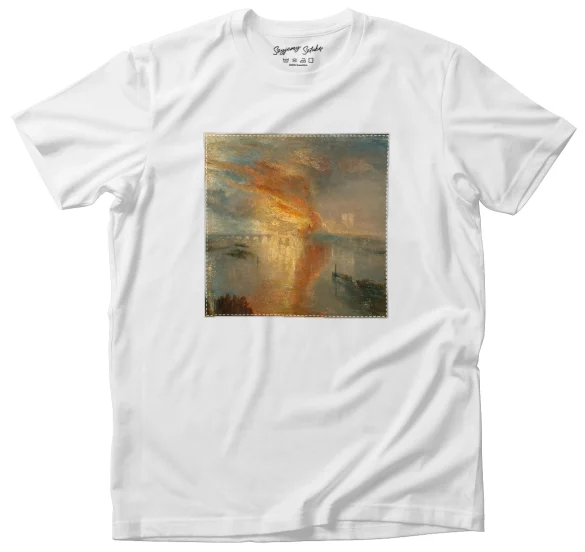 Koszulka z naszywką Spalenie Parlamentu William Turner