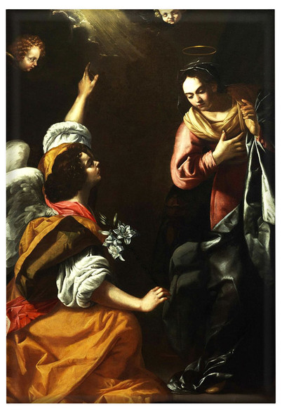 Magnes Zwiastowanie Artemisia Gentileschi