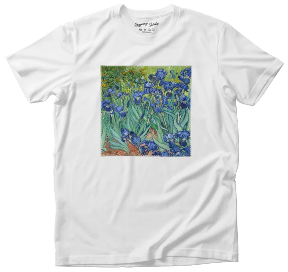 Koszulka z naszywką Irysy Vincent Van Gogh