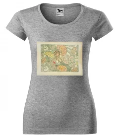Bluzka damska Langage des fleurs (Język kwiatów) Alfons Mucha