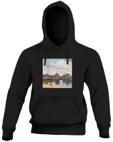 Bluza z naszywką Widok Delf Jan Vermeer