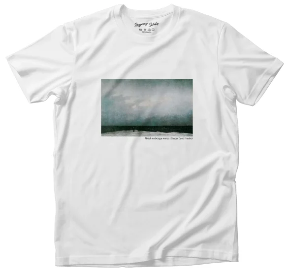 Koszulka z nadrukiem Mnich na brzegu morza Caspar David Friedrich