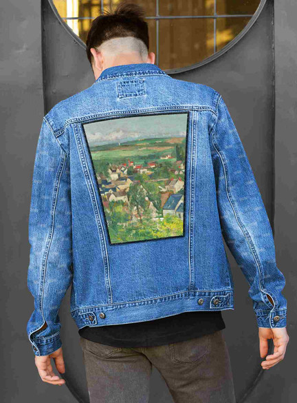 Ekran Auvers, widok panoramiczny Paul Cezanne