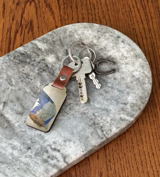 Brelok Skrzydło niebieskiego walca, Kopia oryginału Albrechta Durera Hans Hoffmann