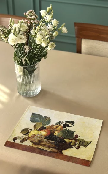 Podkładka na stół Kosz z owocami Caravaggio