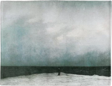 Podkładka na stół Mnich na brzegu morza Caspar David Friedrich