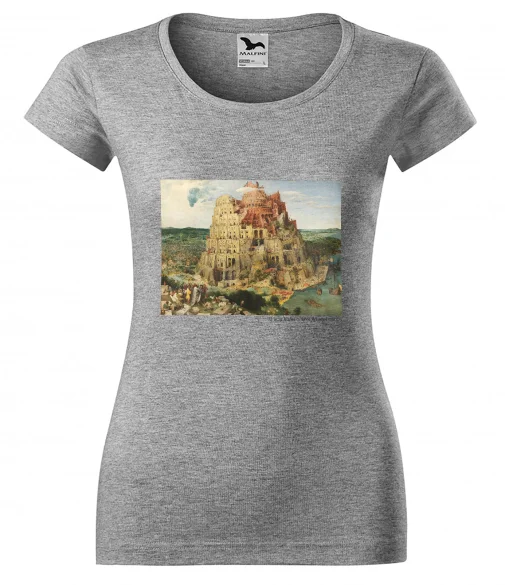 Bluzka damska Wieża Babel Pieter Bruegel starszy