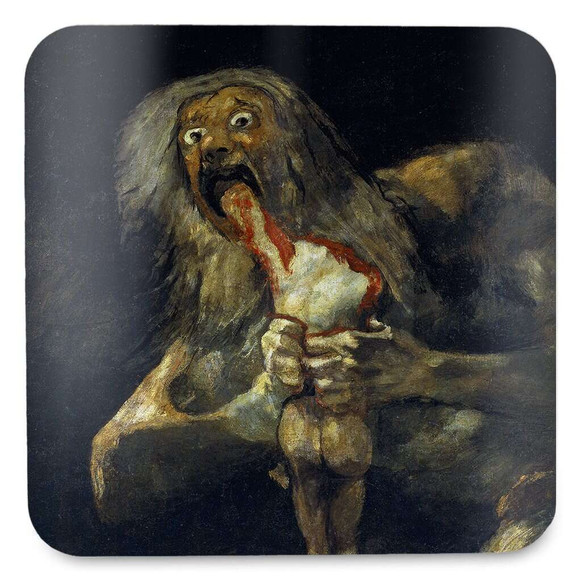 Podkładka pod kubek Saturn pożerający własne dzieci Francisco Goya