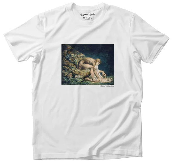 Koszulka z nadrukiem Newton William Blake