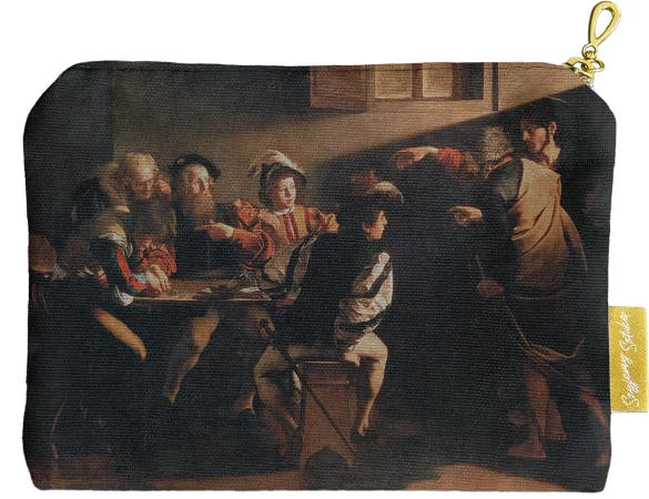 Kosmetyczka mini Powołanie świętego Mateusza Caravaggio