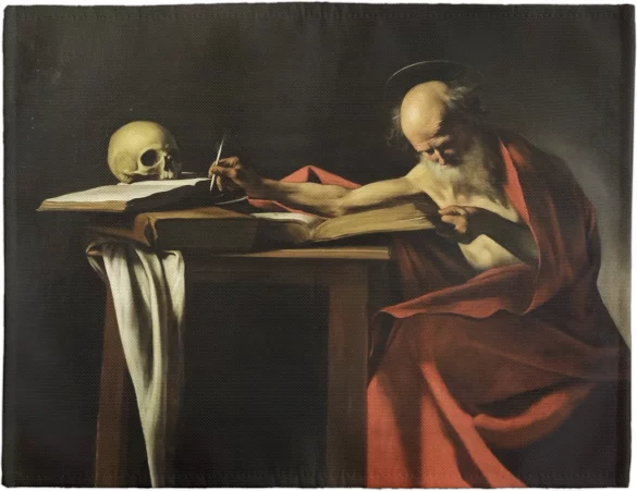 Podkładka na stół Św. Hieronim piszący Caravaggio