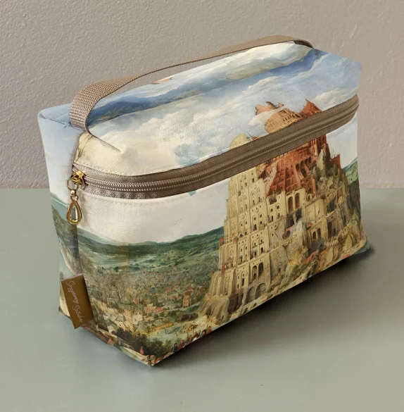 Kosmetyczka kuferek Wieża Babel Pieter Bruegel starszy