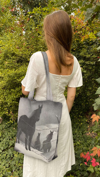 Torba na ramię shopper February Grant Wood