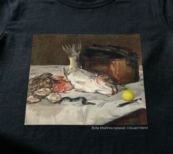 Koszulka z nadrukiem Ryba (martwa natura) Édouard Manet