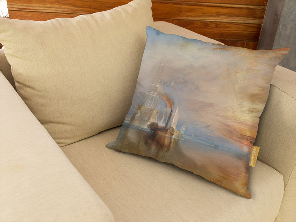 Poduszka Ostatnia droga Temeraire’a William Turner