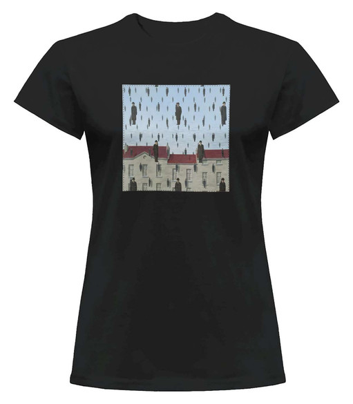 Bluzka damska z naszywką Spadanie René Magritte