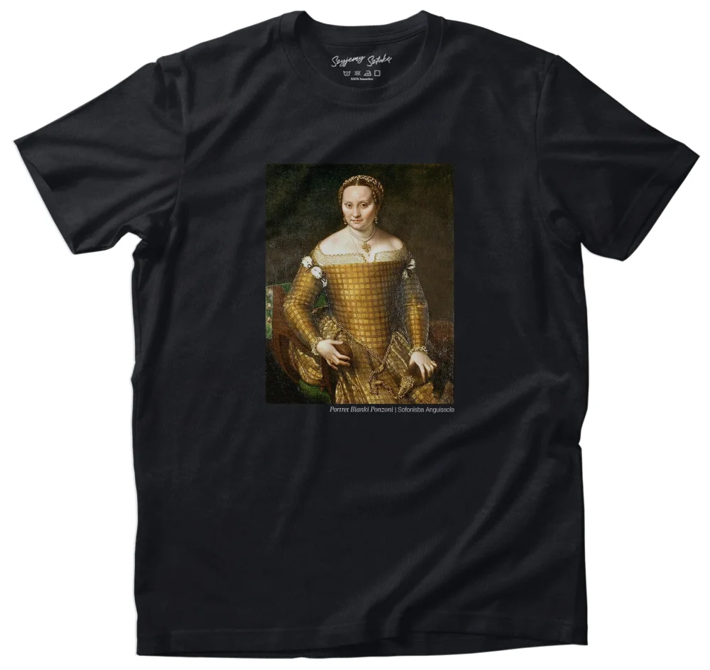 Koszulka z nadrukiem Portret Bianki Ponzoni Sofonisba Anguissola