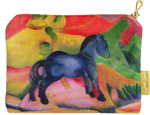 Kosmetyczka mini Mały niebieski koń Franz Marc