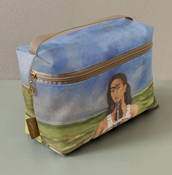 Kosmetyczka kuferek Strzaskana kolumna Frida Kahlo